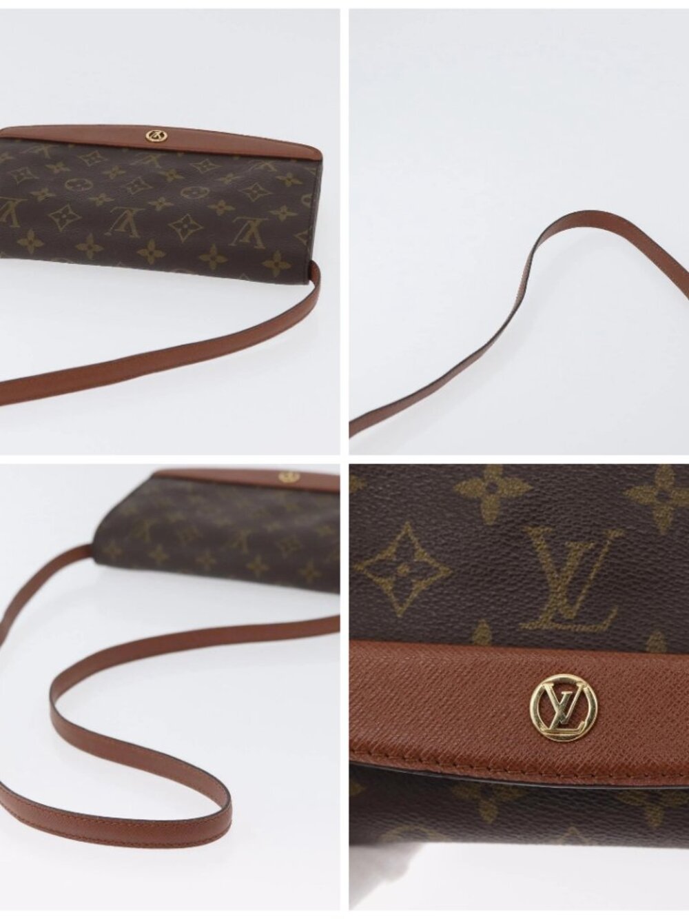 LOUIS VUITTON Monogram Bordeaux 24 Shoulder Bag M51798 LV Auth ka2545 - Picture 16 of 16